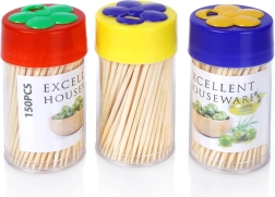 Palillos de bambú 3×150 uds en dispensador
