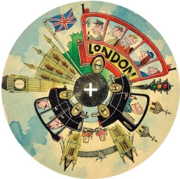 ARToy City disk alrededor del mundo: Londres – modelo mecánico de madera