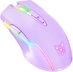 Ratón gaming ONIKUMA RGB morado