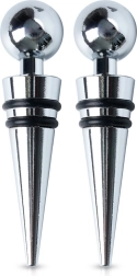 Tapones de acero para vino 9 cm – set de 2 uds.