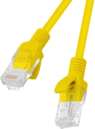 Patchcord LANBERG 0,25 m amarillo paquete de 10