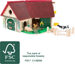 Granja de madera con animales Little Foot