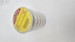 Estaño de soldar sin plomo 1 mm, 5 bobinas de 10 g (Sn99.3 Cu0.7)
