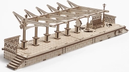 UGEARS rompecabezas mecánico 3D de madera: estación (196 piezas)