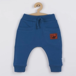 Pantalones de chándal de algodón para bebé Nicol Ivo azules