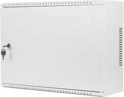 Armario rack mural de perfil bajo 19" 4U + 3U, 540 × 200 mm, gris