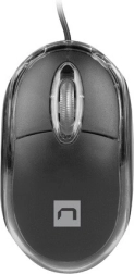 Ratón óptico con cable Natec Vireo 2, 1000 DPI, negro