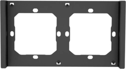 Marco para interruptor doble Sonoff M5 80 grafito/negro