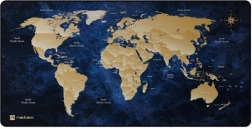 Alfombrilla de ratón NATEC World Deep Blue 800 × 400 mm