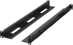 Rieles de montaje deslizantes para rack de 650–1090 mm, 1U, negros