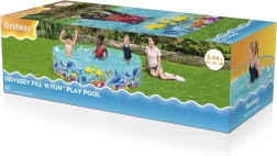 Piscina infantil desplegable BESTWAY 244 × 46 cm con motivo marino