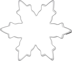 Cortador metálico copo de nieve 10 cm