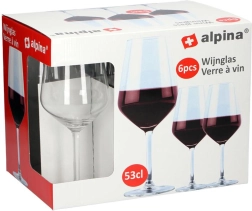 Copas para vino tinto Alpina 530 ml (6 uds)