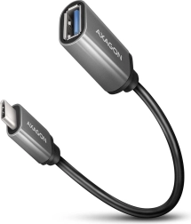 AXAGON RUCM-AFAC adaptador de cable USB-C a USB-A, 0,2 m, 3 A, terminales de aluminio