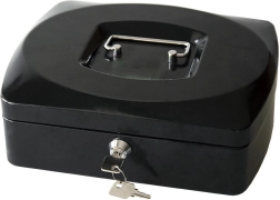 Caja de caudales portátil 250 × 180 × 90 mm