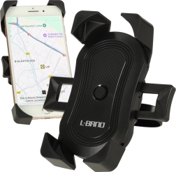 L-BRNO soporte universal de teléfono para bicicleta, moto y patinete – negro