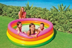 Piscina infantil inflable de cuatro colores 168 × 46 cm INTEX