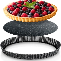 Molde para tarta con fondo desmontable 28 × 3 cm granito