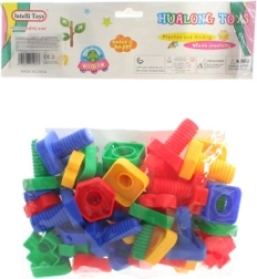 Juego de construcción infantil de tornillos y tuercas