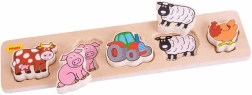 Bigjigs Baby rompecabezas de madera granja