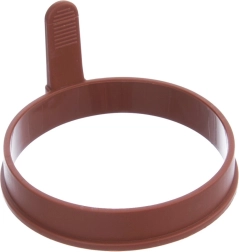 Molde de silicona para huevos en forma de círculo naranja SILLINIE