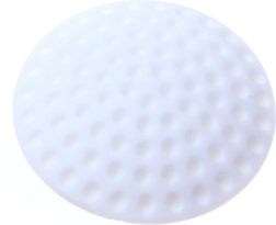 Tope de puerta de goma blanco