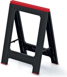 Caballetes de obra plegables TITAN STAND, set de 2 uds, negros