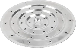 Placa de acero inoxidable para quemador de gas de 19 cm