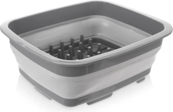 Escurreplatos plegable de silicona para vajilla 37 × 31,5 × 14,5 cm
