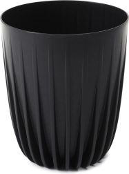 Maceta Mira 14,5 cm eco recycled negra
