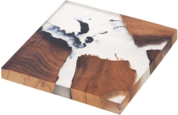 Posavasos de madera River 8 × 8 cm