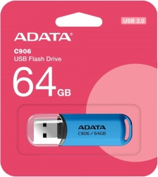 Pendrive ADATA Classic C906 64GB USB2.0 azul