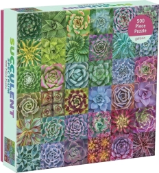 Puzzle suculentas coloridas 500 piezas GALISON