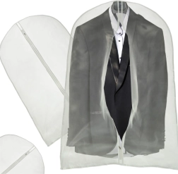 Funda protectora para ropa 60 × 100 cm con cremallera – Transparente 60×120