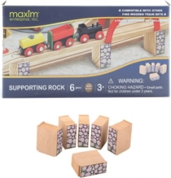 Pilares de puente para construir vías de modelos 6,5 × 5,5 × 2,5 cm, 6 uds