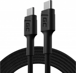 Cable de carga USB‑C a USB‑C GREENCELL Power Delivery 60 W, 1,2 m