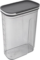 Dispensador contenedor para alimentos secos GREY 4 l