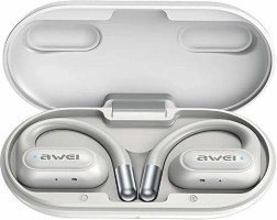 Auriculares inalámbricos Bluetooth 5.4 en color blanco