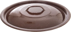 Tapa esmaltada para cubo BROWN 30 cm