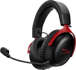 Auriculares gaming inalámbricos HyperX Cloud III S negro‑rojo