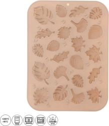 Molde de silicona ORION hojas de otoño – Beige