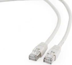 Cable patch blindado FTP cat.6 0,5 m gris