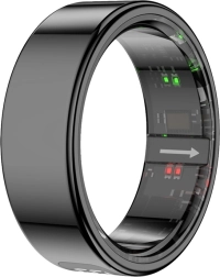 Anillo inteligente COLMI R12 con pantalla LED (negro, talla 7)