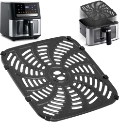 Rejilla antiadherente de acero inoxidable para freidora de aire 24 × 22,5 cm BERDSEN