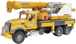 Grúa móvil Bruder MACK Granite LIEBHERR 1:16