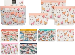 Bolsas infantiles con cierre zip – set de 3 uds., mix de diseños