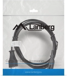 Cable de alimentación EURO (radio) CEE 7/16 - IEC 320 C7 1,8 m negro