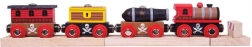 Tren pirata con vías