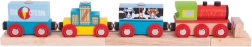 Bigjigs Rail tren de mercancías con 3 vías