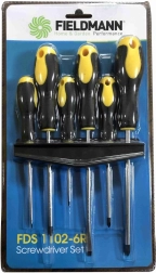 Juego de 6 destornilladores FIELDMANN FDS 1102-6R